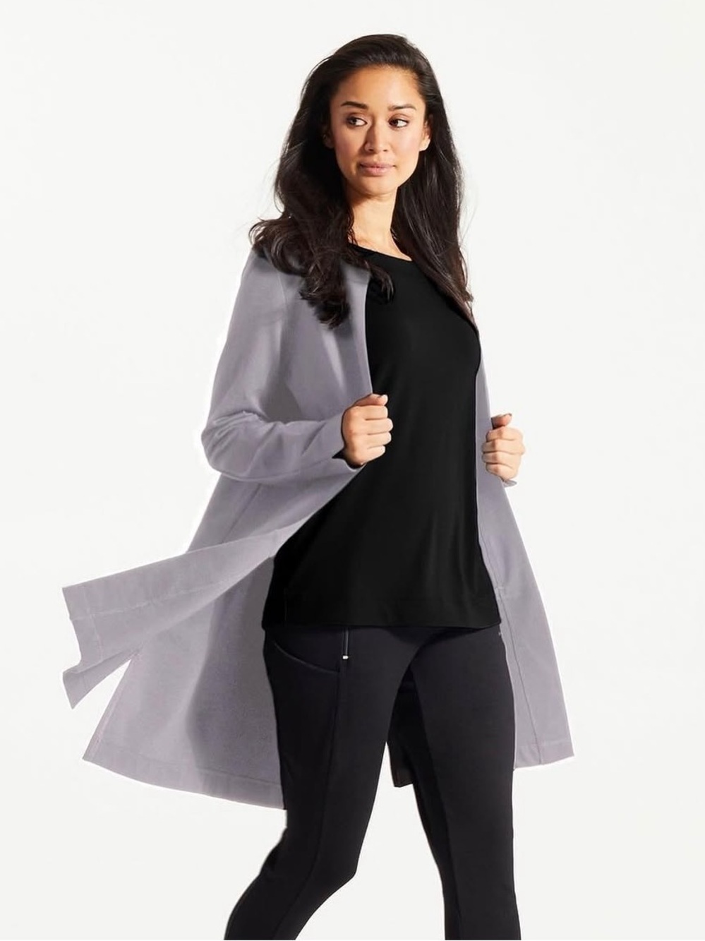 FIG Clothing Black Aly Blazer Cardigan, size M - Picture 3 of 13